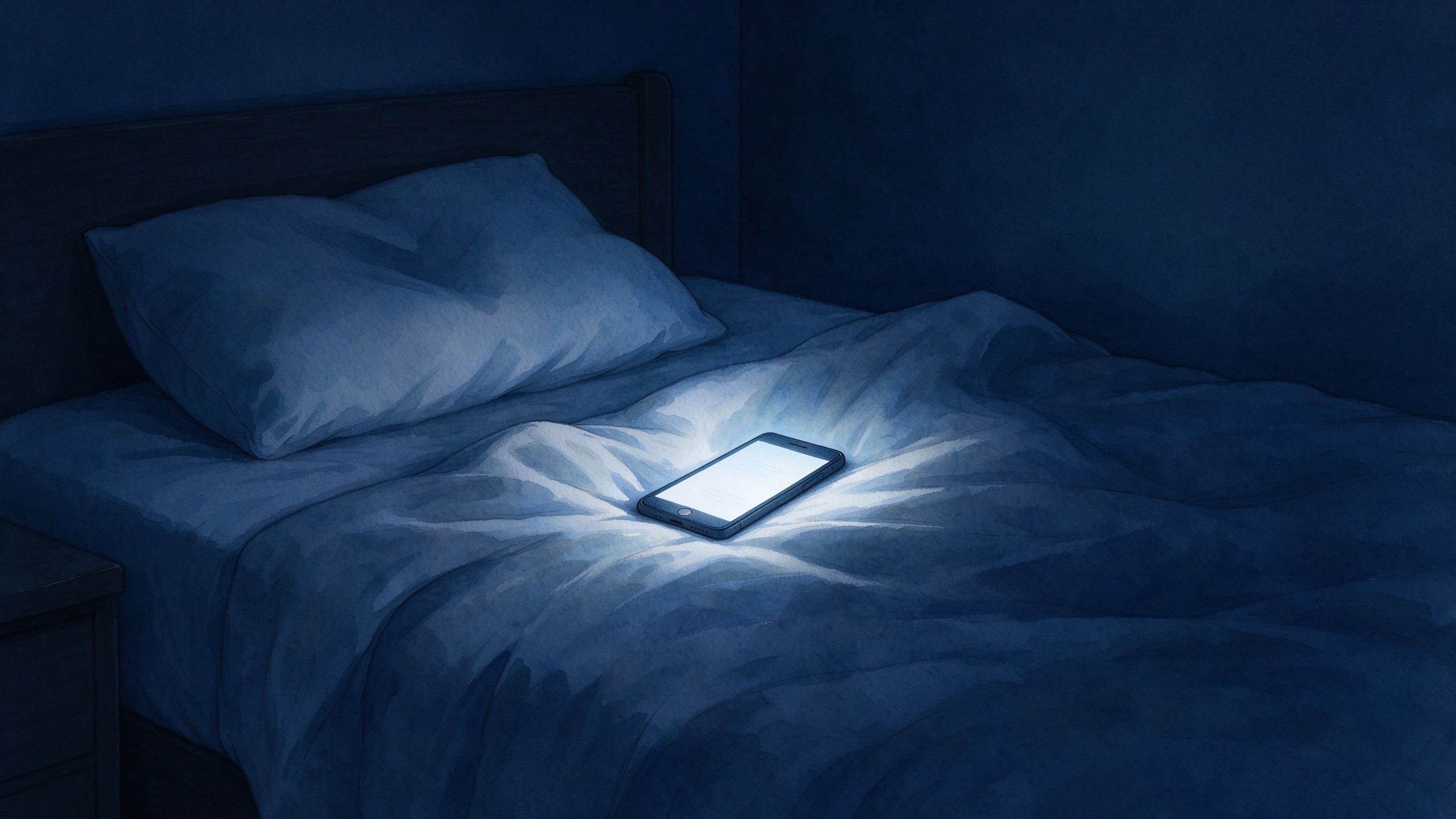 失眠的夜里,手机是唯一陪你的那束光