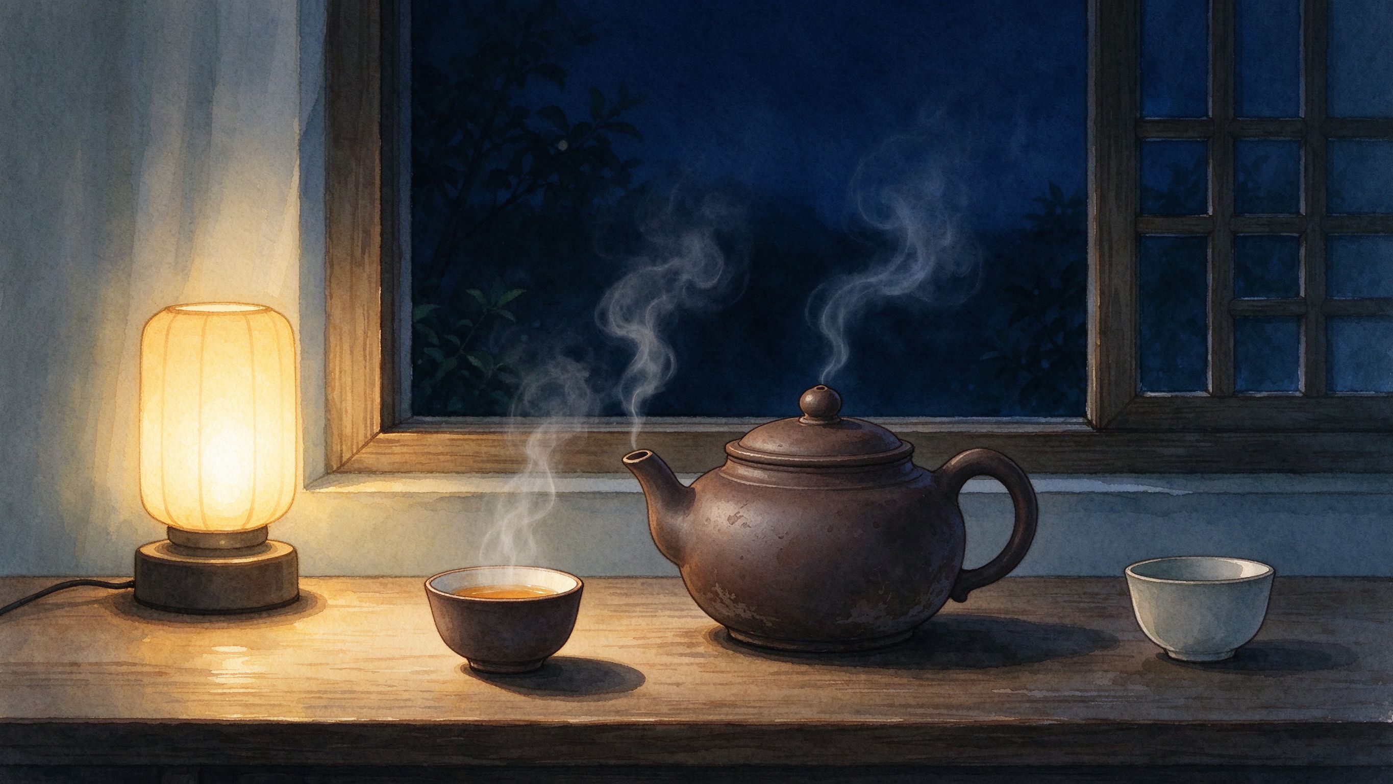 深夜给自己沏一壶茶，和自己慢慢和解